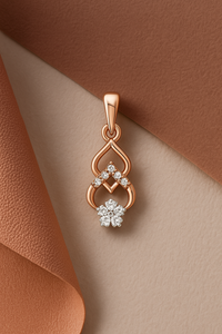 Ethereal Bloom Diamond Pendant