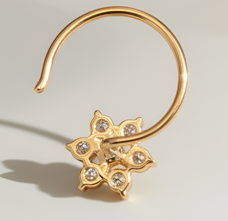 Midnight Bloom Nosepin