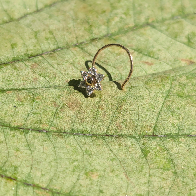 Midnight Bloom Nosepin