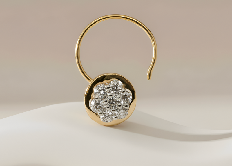 Solitaire Whisper Nosepin