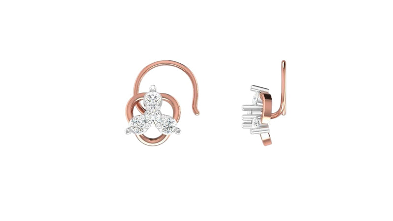Meira Clover Nose Pin