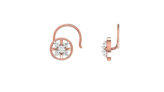 rose Cross Nosepin